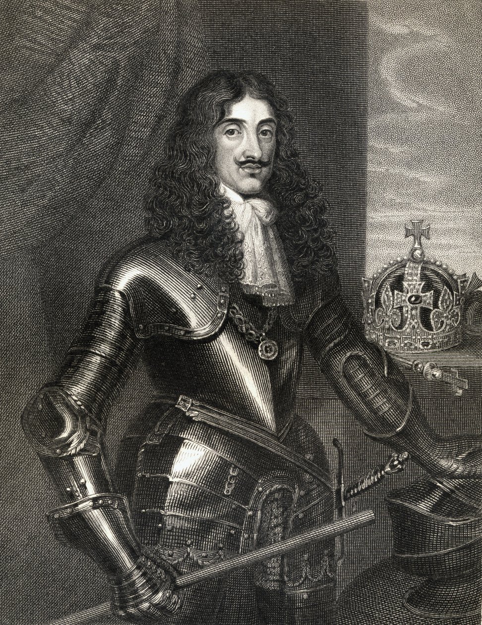 Portret króla Karola II (1630-85) z „Lodge