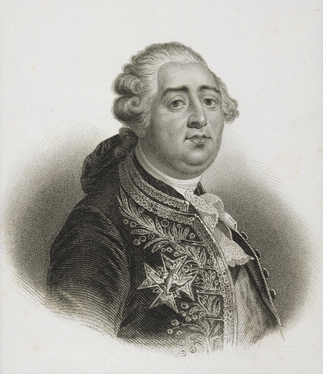 Portret Ludwika XVI (1754-93) króla Francji autorstwa English School
