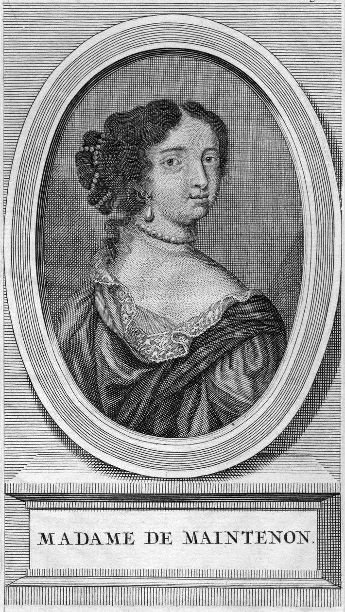 Portret Madame de Maintenon autorstwa English School