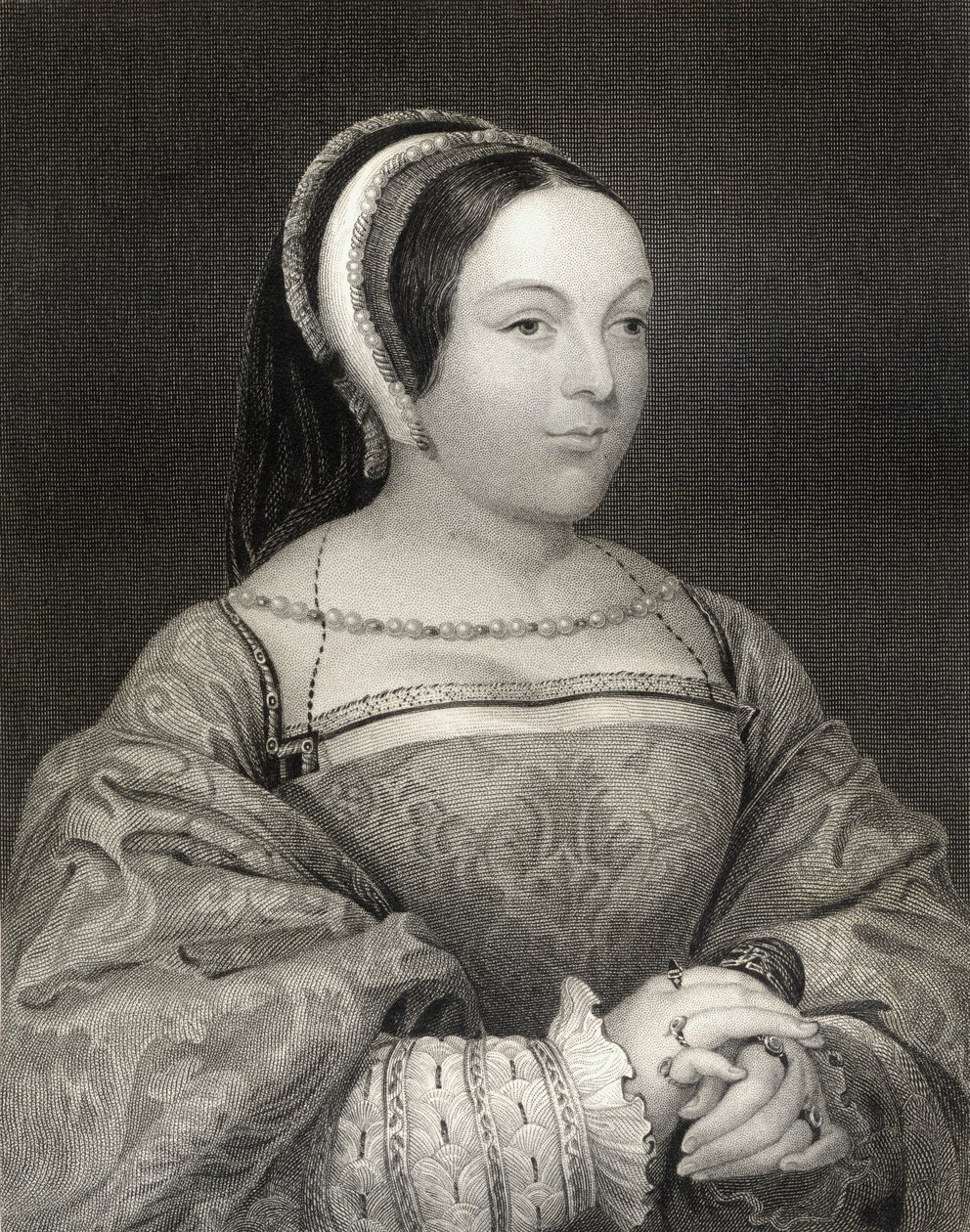 Portret Margaret Tudor (1489-1541), królowej Szkocji, z „Lodge
