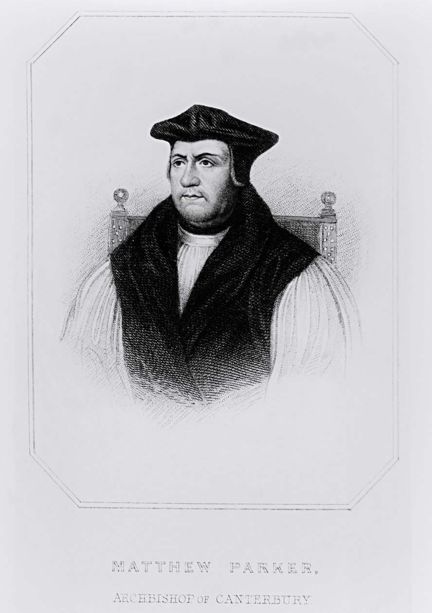 Portret Matthew Parkera (1504-75) z 