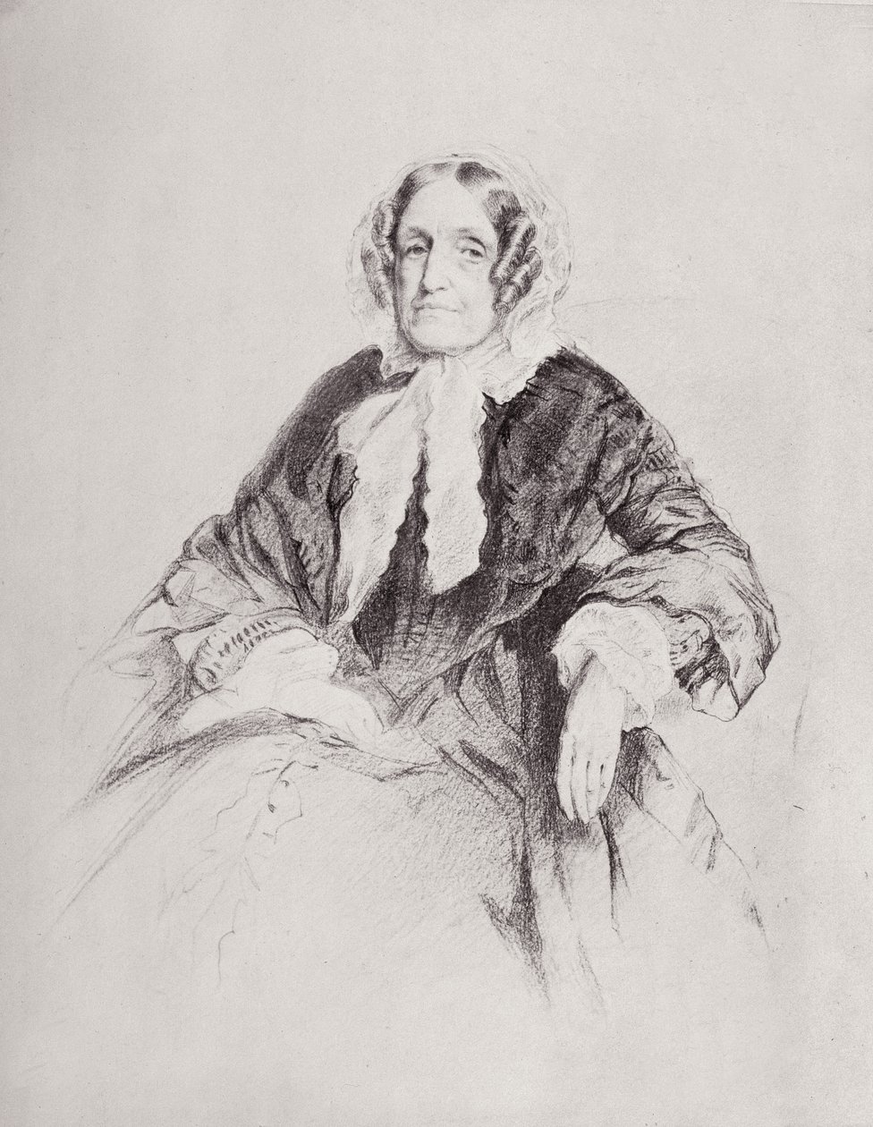 Portret pani Jane Marcet (1769-1858) autorstwa English School