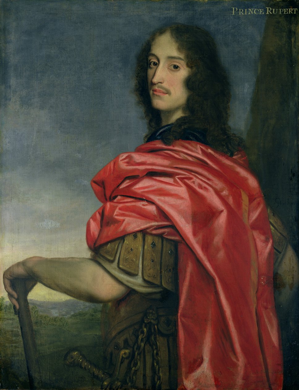 Portret księcia Ruperta (1619-82) autorstwa English School