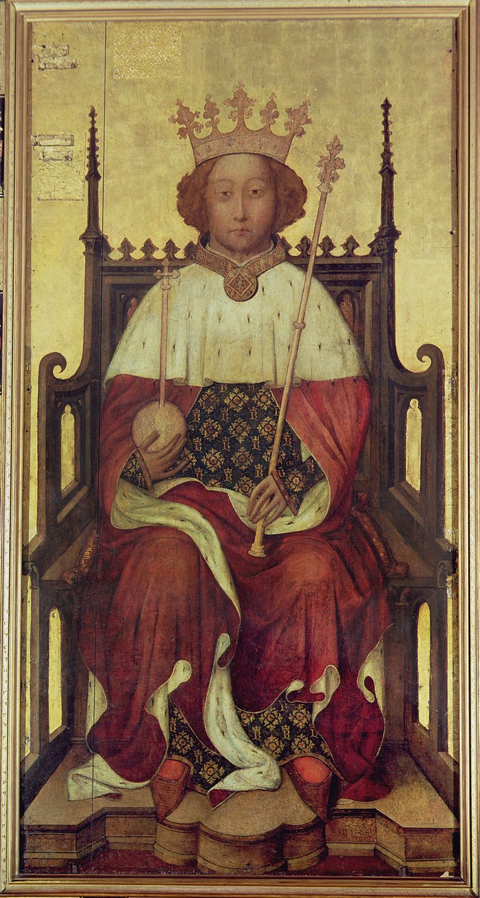 Portret Ryszarda II „Portret Westminsterski”, 1390 r. autorstwa English School