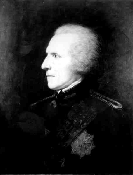 Portret sir Benjamina Thompsona (1753-1814), 1835 autorstwa English School