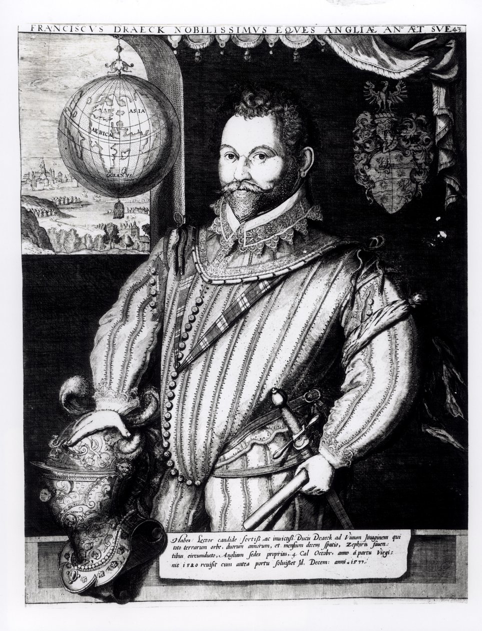 Portret Sir Francisa Drake