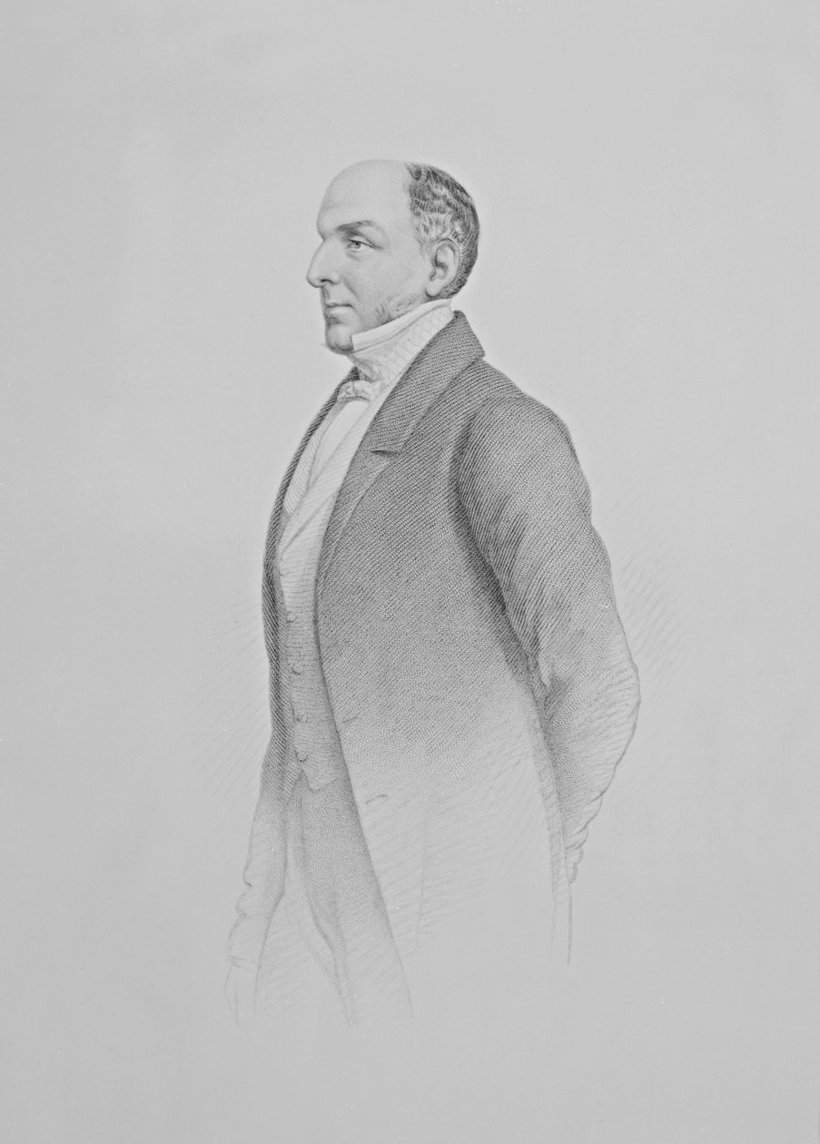 Portret Sir Jamesa R. G. Grahama autorstwa English School