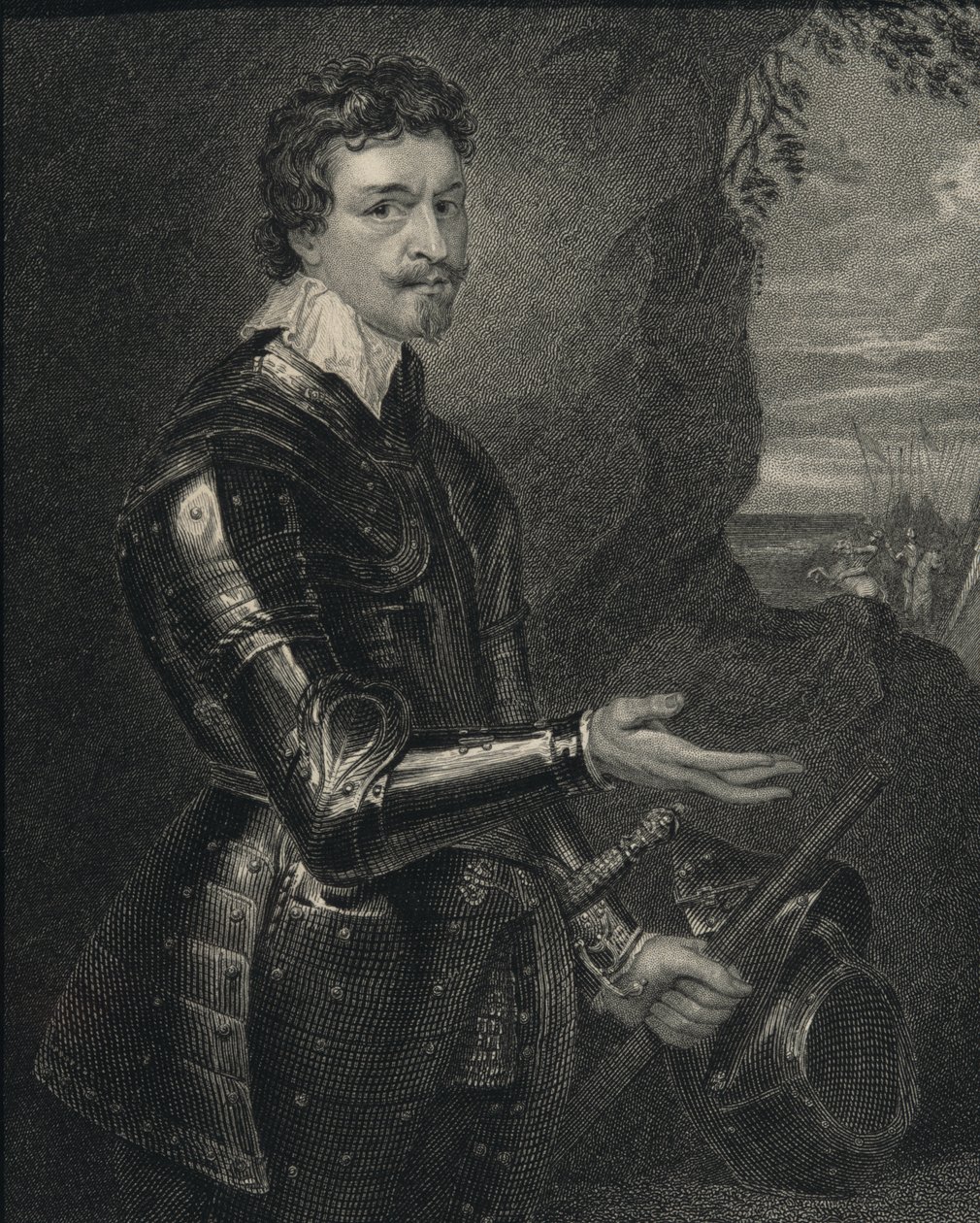 Portret Thomasa Wentwortha (1593-1641) 1. hrabiego Strafford, z „Lodge