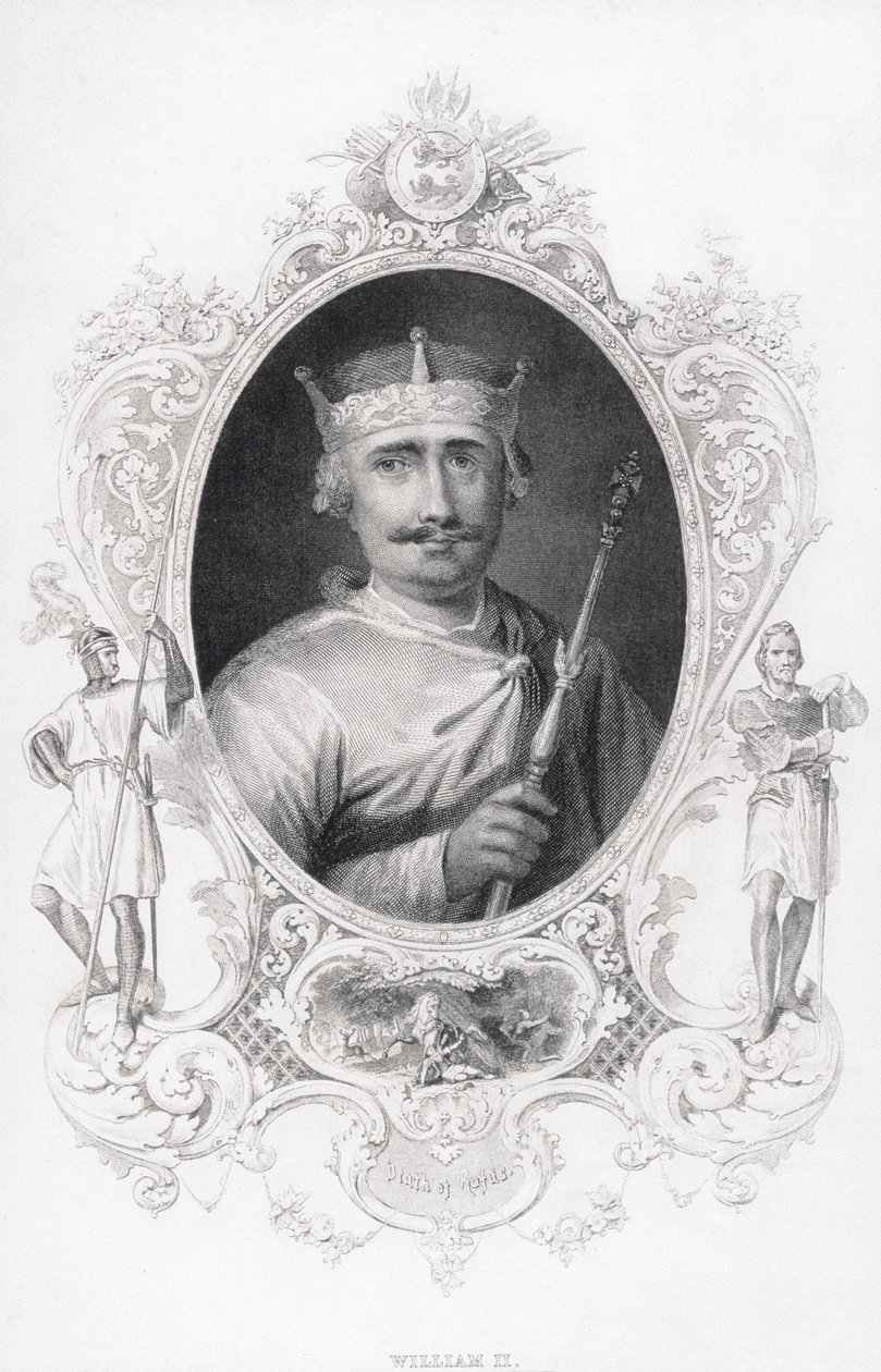 Portret Wilhelma II (1056-1100) autorstwa English School