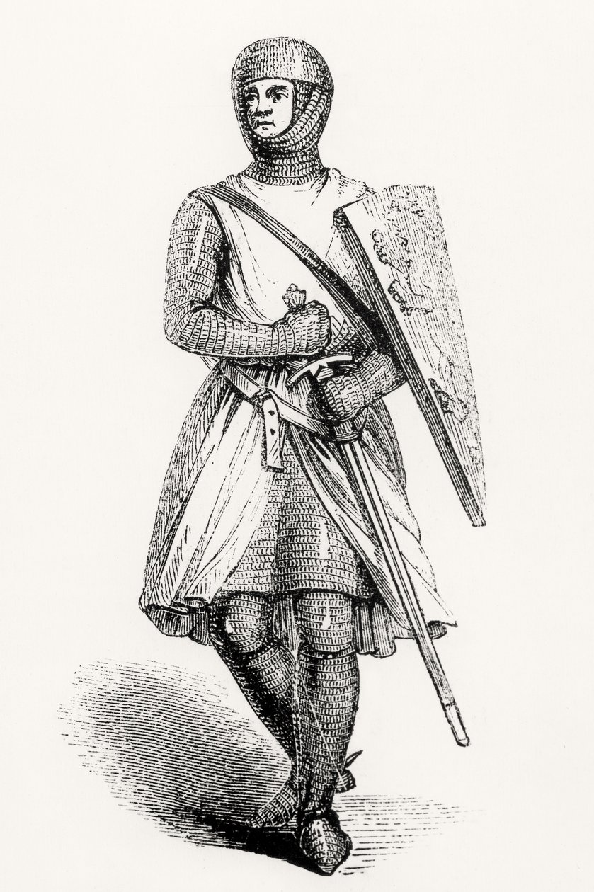 Portret Williama de Longespee, trzeciego hrabiego Salisbury (zm. 1226) autorstwa English School