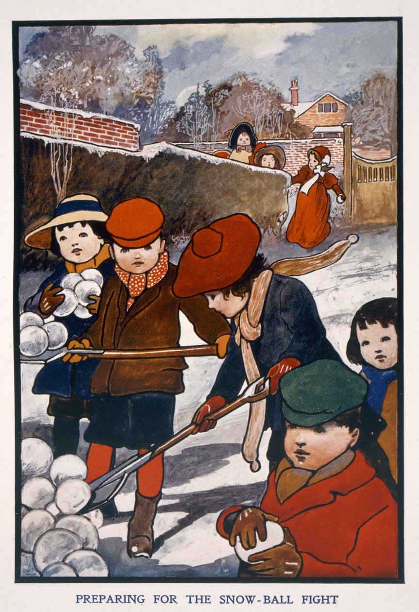 Przygotowanie do walki na śnieżki autorstwa English School