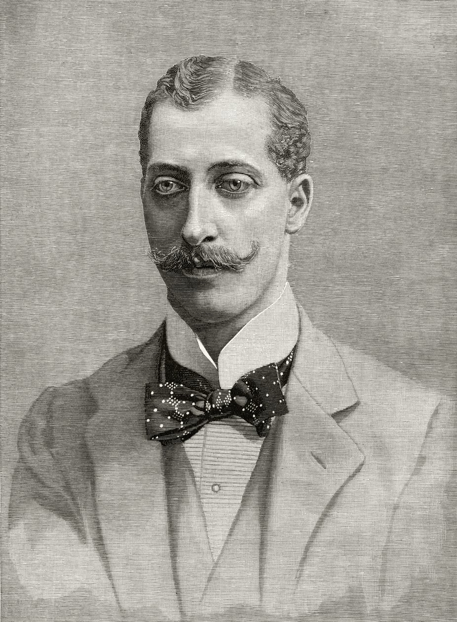 Książę Albert Victor, książę Clarence i Avondale, z „The English Illustrated Magazine”, 1891-92 autorstwa English School