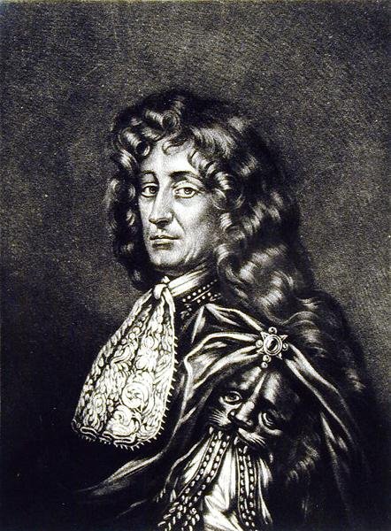 Książę Rupert (1619-82) ilustracja z Portretu postaci sławnych w historii Wielkiej Brytanii, grawerowana przez Roberta Dunkartona (1744-c.1817) (mezzotinta) autorstwa English School