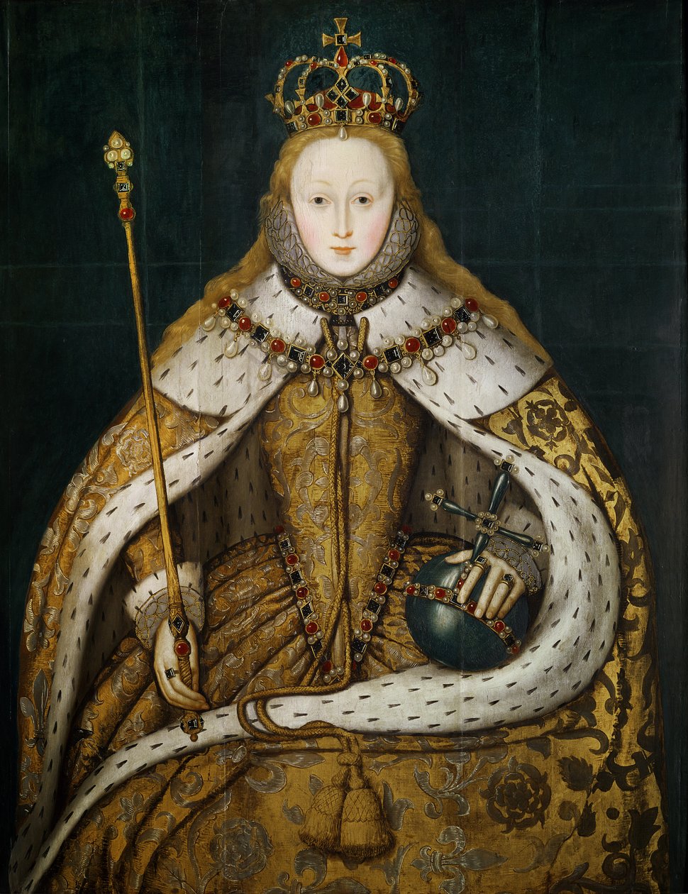 Królowa Elżbieta I , ok. 1600 autorstwa English School
