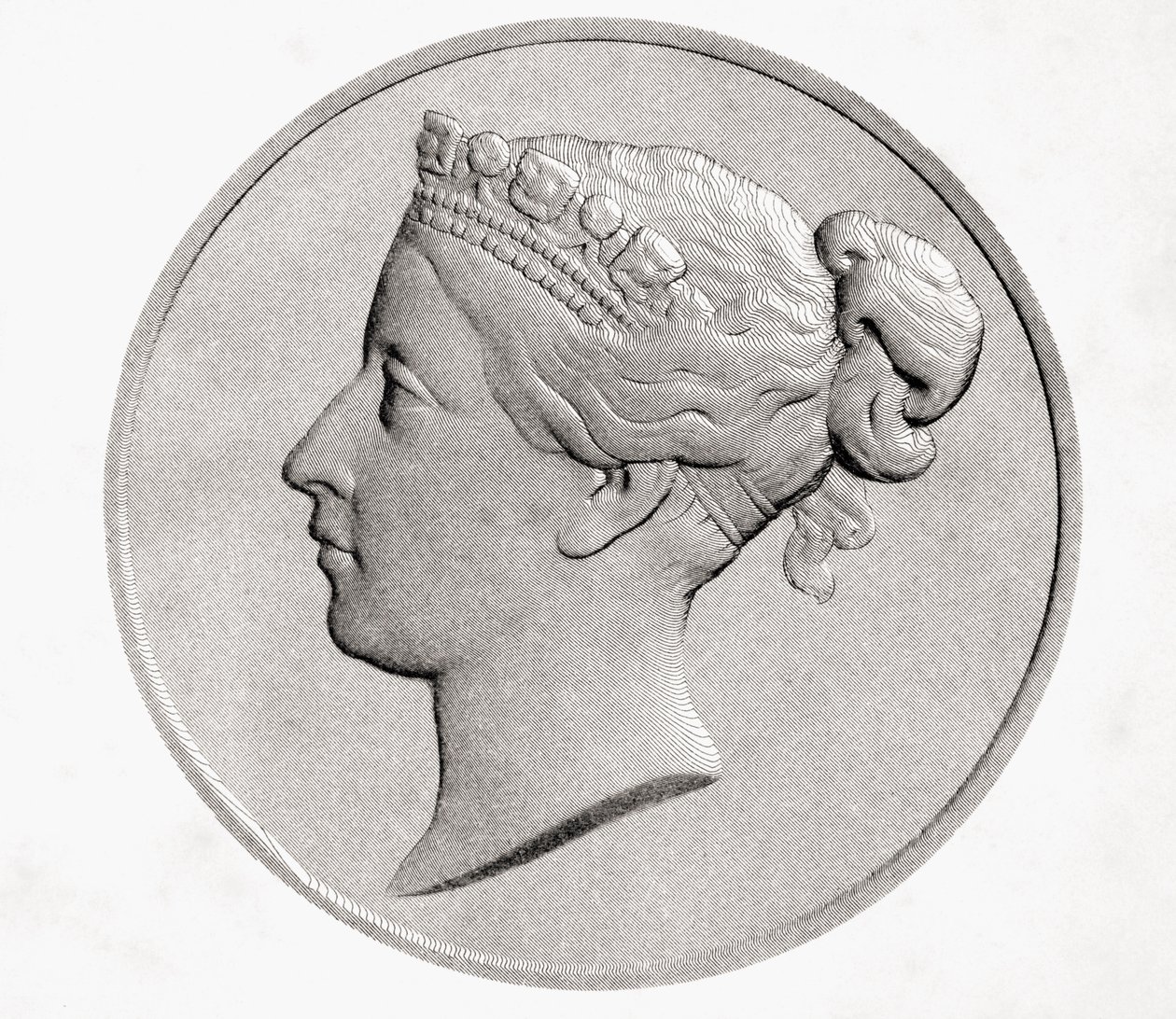 Królowa Wiktoria, z książki „Old England