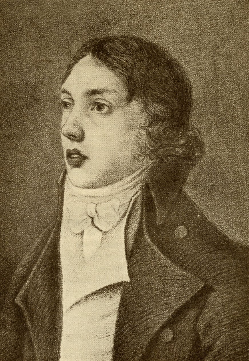 Samuel Taylor Coleridge (1772-1834) autorstwa English School