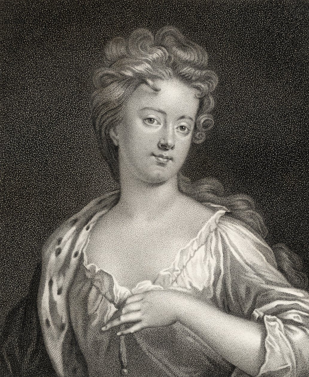 Sarah Jennings, sztychowana przez Bocqueta, ilustracja z „Katalogu autorów królewskich i szlacheckich, tom IV”, wydanego w 1806 r. autorstwa English School