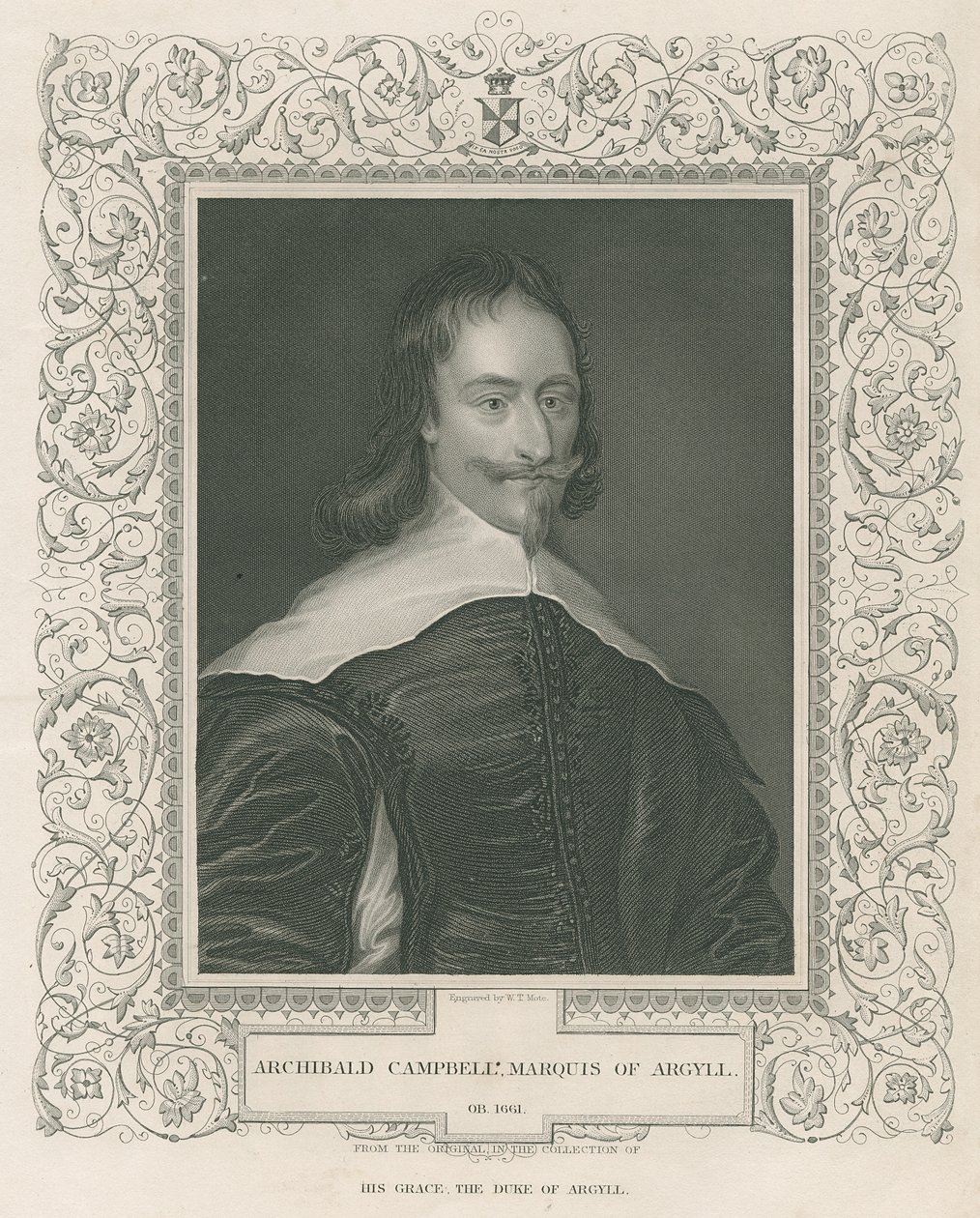 Sir Archibald Campbell, 1. markiz i 8. hrabia Argyll, z „Lodge