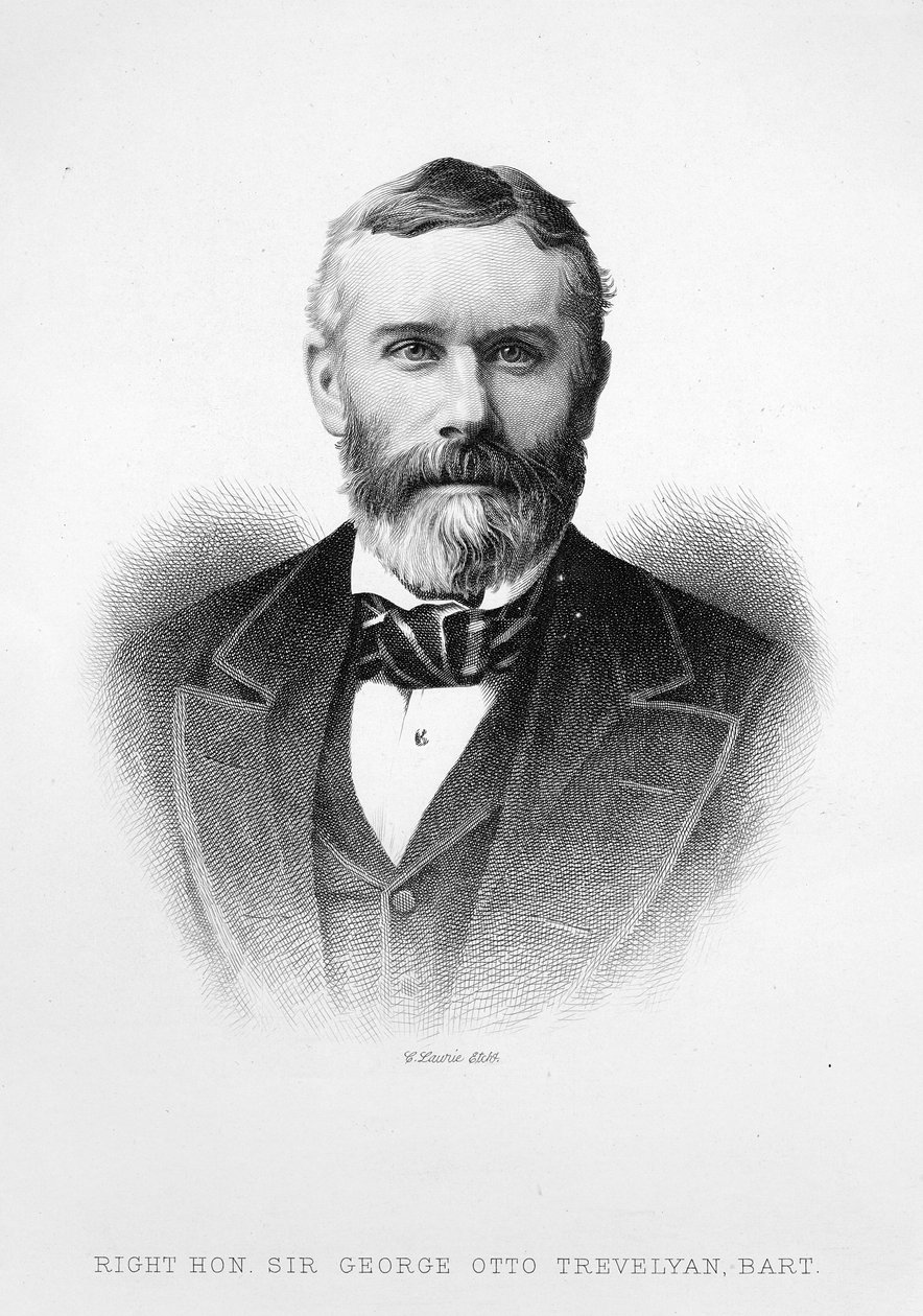 Sir George Otto Trevelyan autorstwa English School