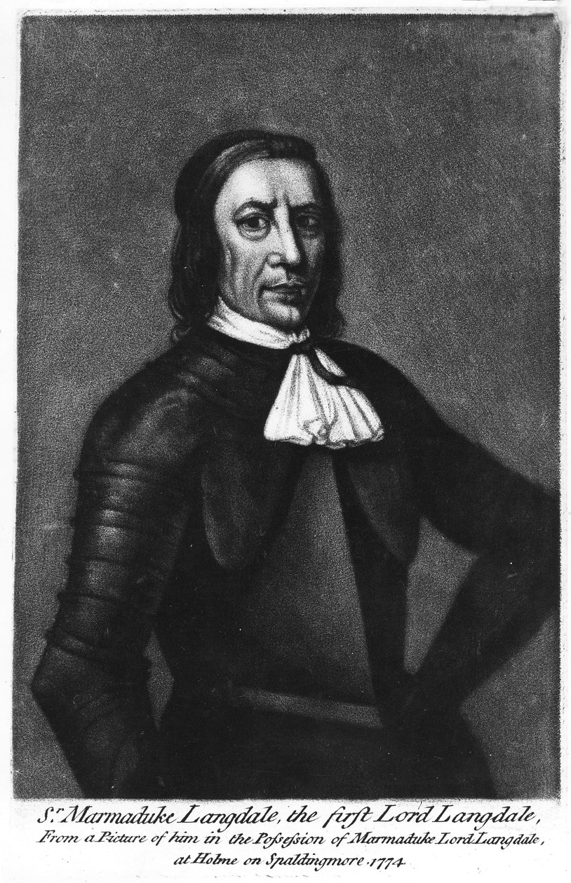 Sir Marmaduke Langdale, 1. Lord Langdale, c.1774 autorstwa English School