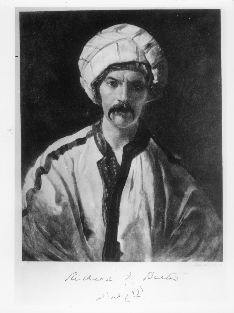 Sir Richard Burton (1821-90) autorstwa English School
