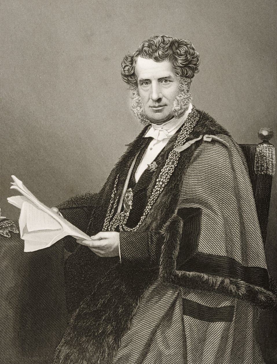 Sir Robert Walter Carden (1801-88) 1. baronet autorstwa English School