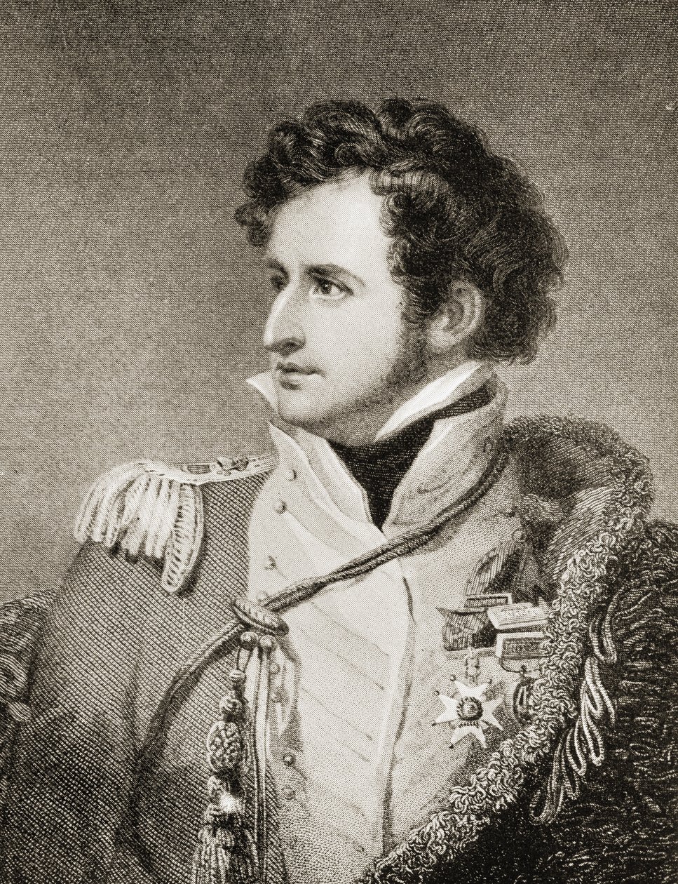 Sir William Francis Patrick Napier (1785-1860) autorstwa English School