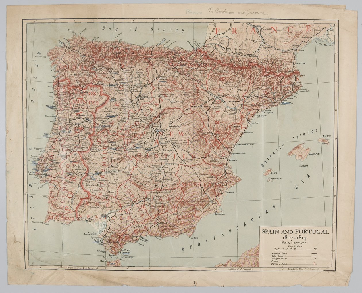Hiszpania i Portugalia, 1807-14 autorstwa English School