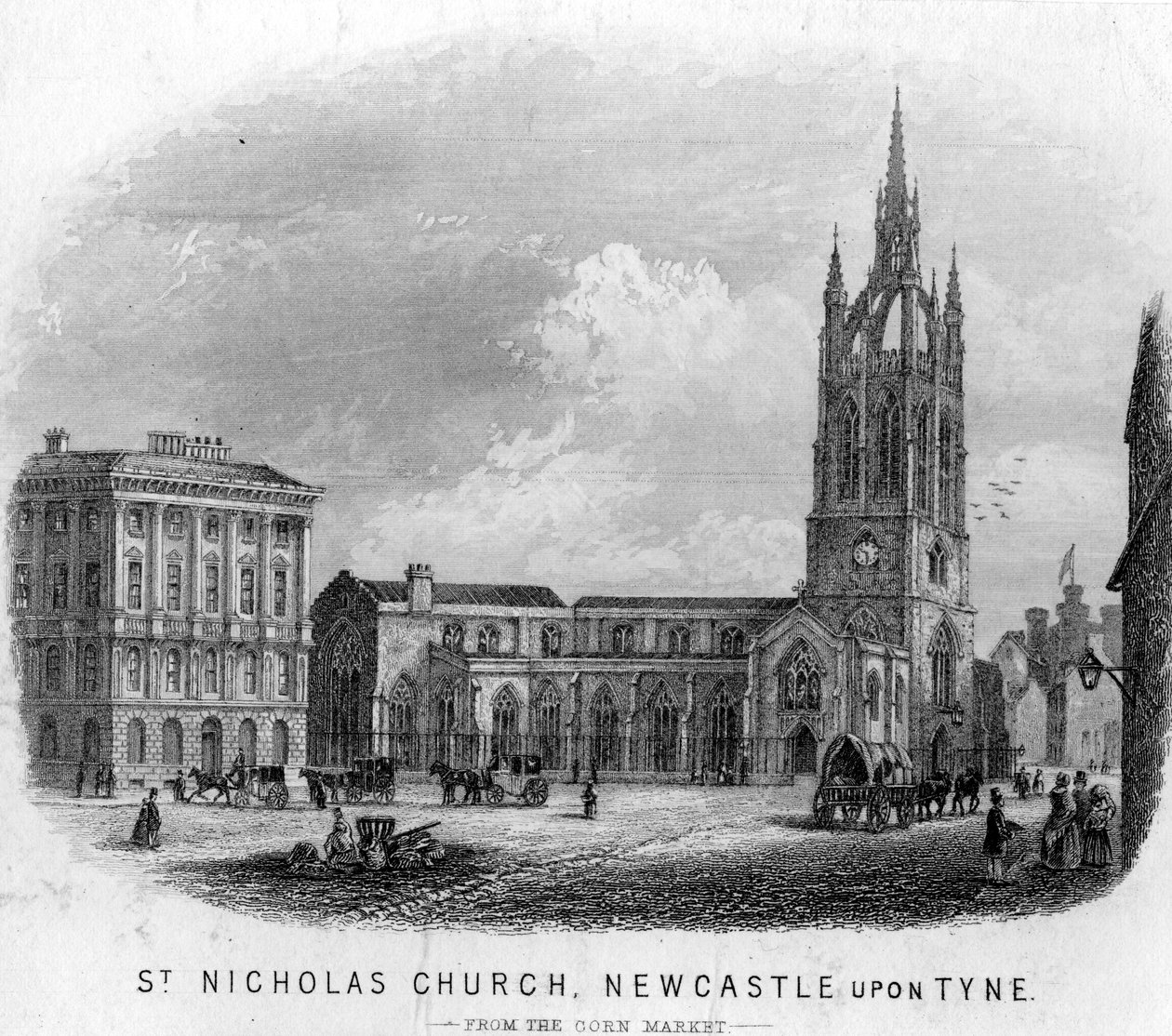 Kościół św. Mikołaja, Newcastle-Upon-Tyne autorstwa English School
