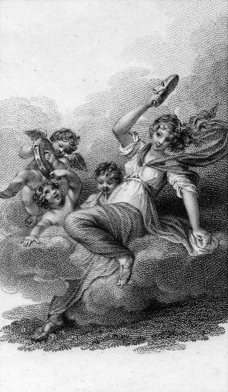 Thalia, Muza komedii i poezji idyllicznej, 1805 autorstwa English School
