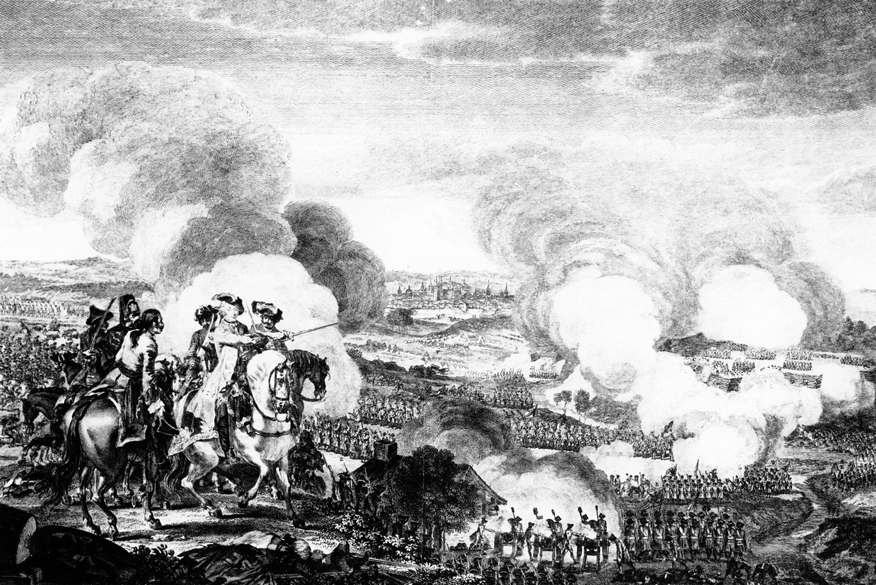 Bitwa o Pragę, stoczona 6 maja 1757 r. autorstwa English School