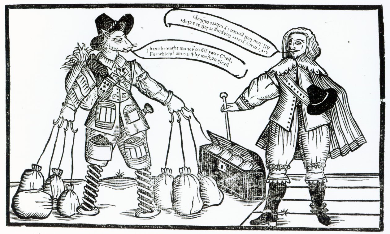 „Skarga M, Tenter-hook the Projector i Sir Thomas Dodger the Patentee”, opublikowana w 1641 r. autorstwa English School