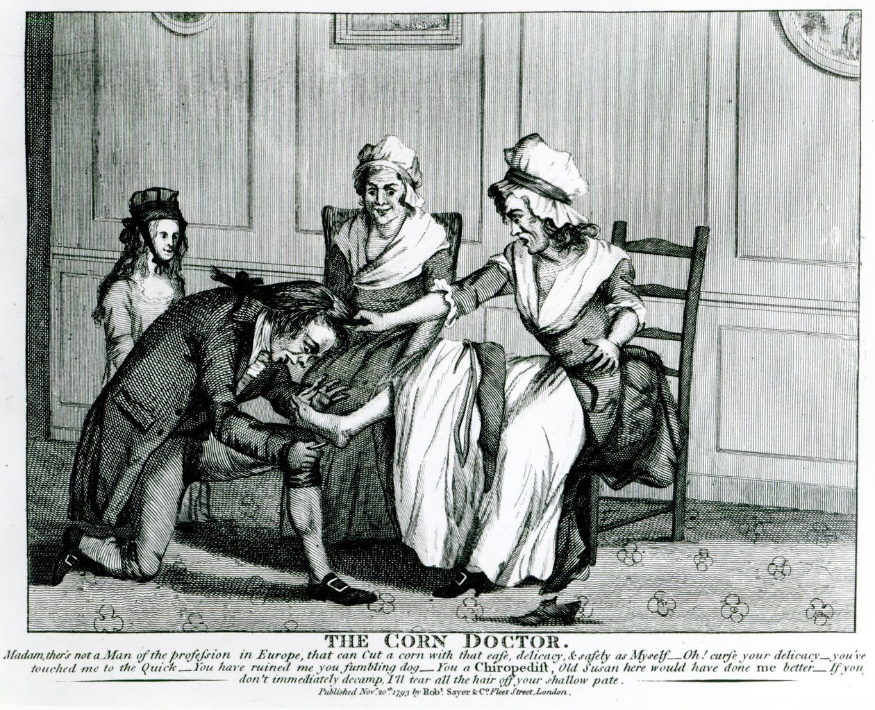 Doktor Kukurydzy, 1793 autorstwa English School