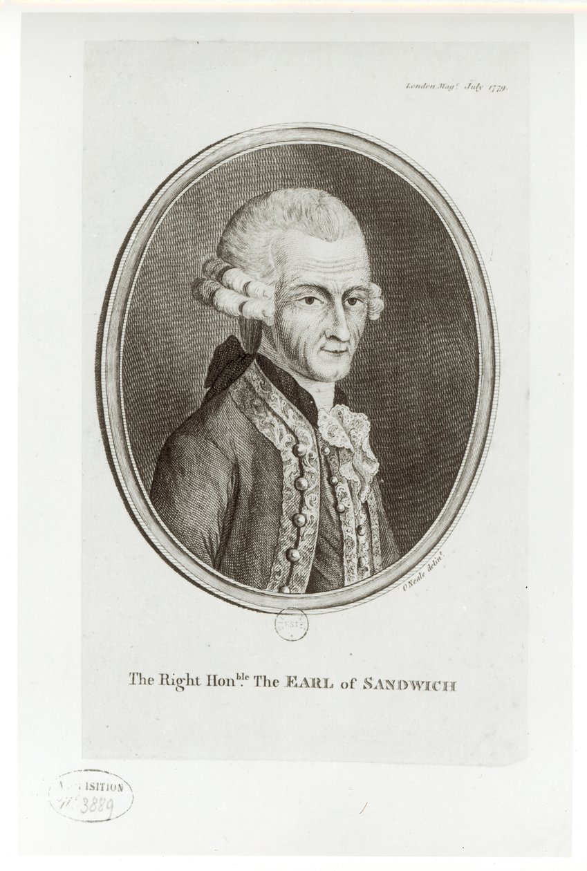Czwarty hrabia Sandwich (1718-92) autorstwa English School