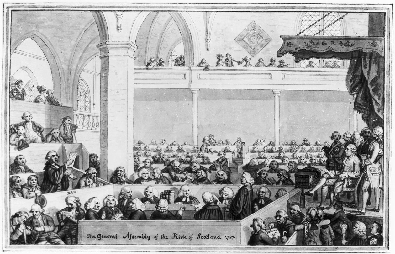 Zgromadzenie Ogólne Kirk of Scotland, 1787 autorstwa English School