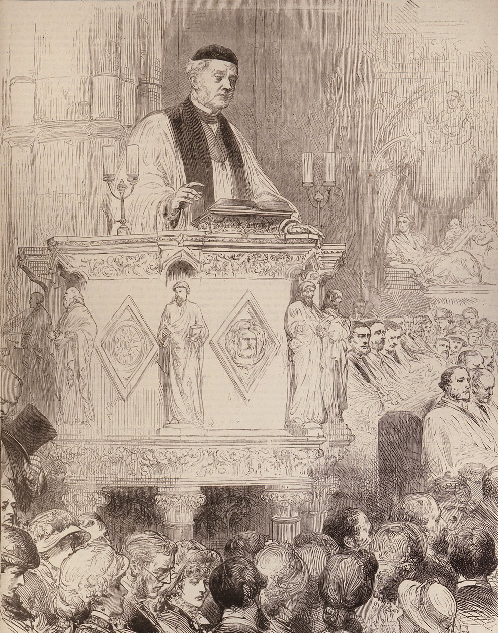 The Late Dean Stanley: A Reminiscence, z „The Illustrated London News”, 30 lipca 1881 autorstwa English School