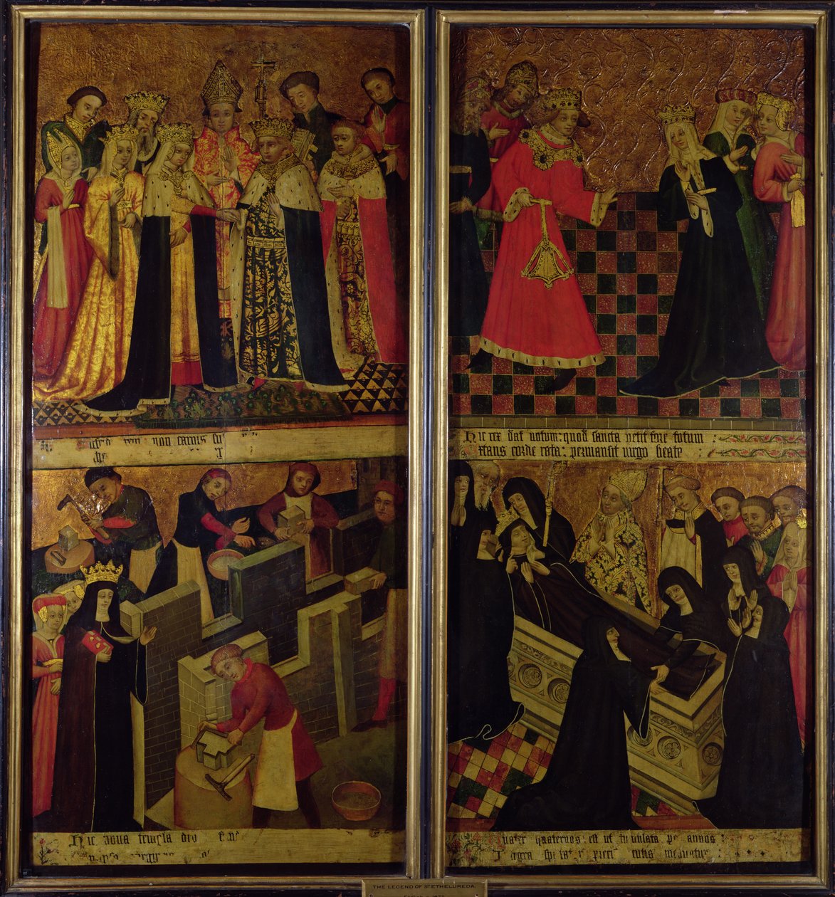 Legenda św. Etheldredy, ok.1425 autorstwa English School