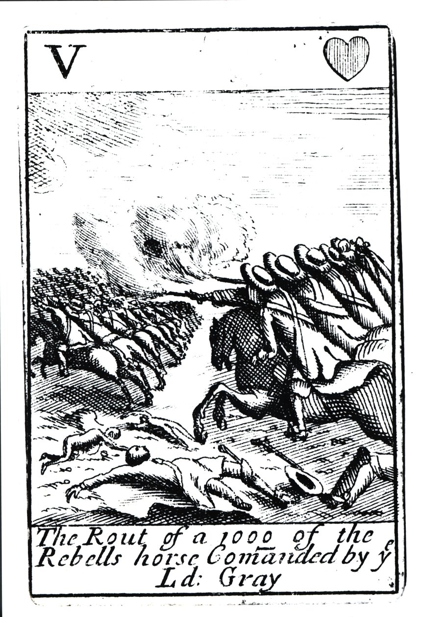 Pogrom 1000 buntowników w bitwie pod Sedgemoor, 6 lipca 1685 r. autorstwa English School