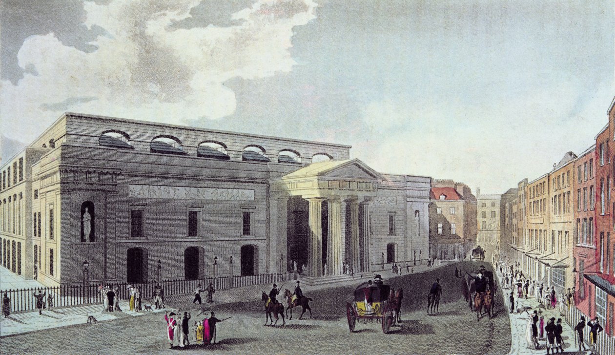 Teatr królewski, Covent Garden, 1809 autorstwa English School