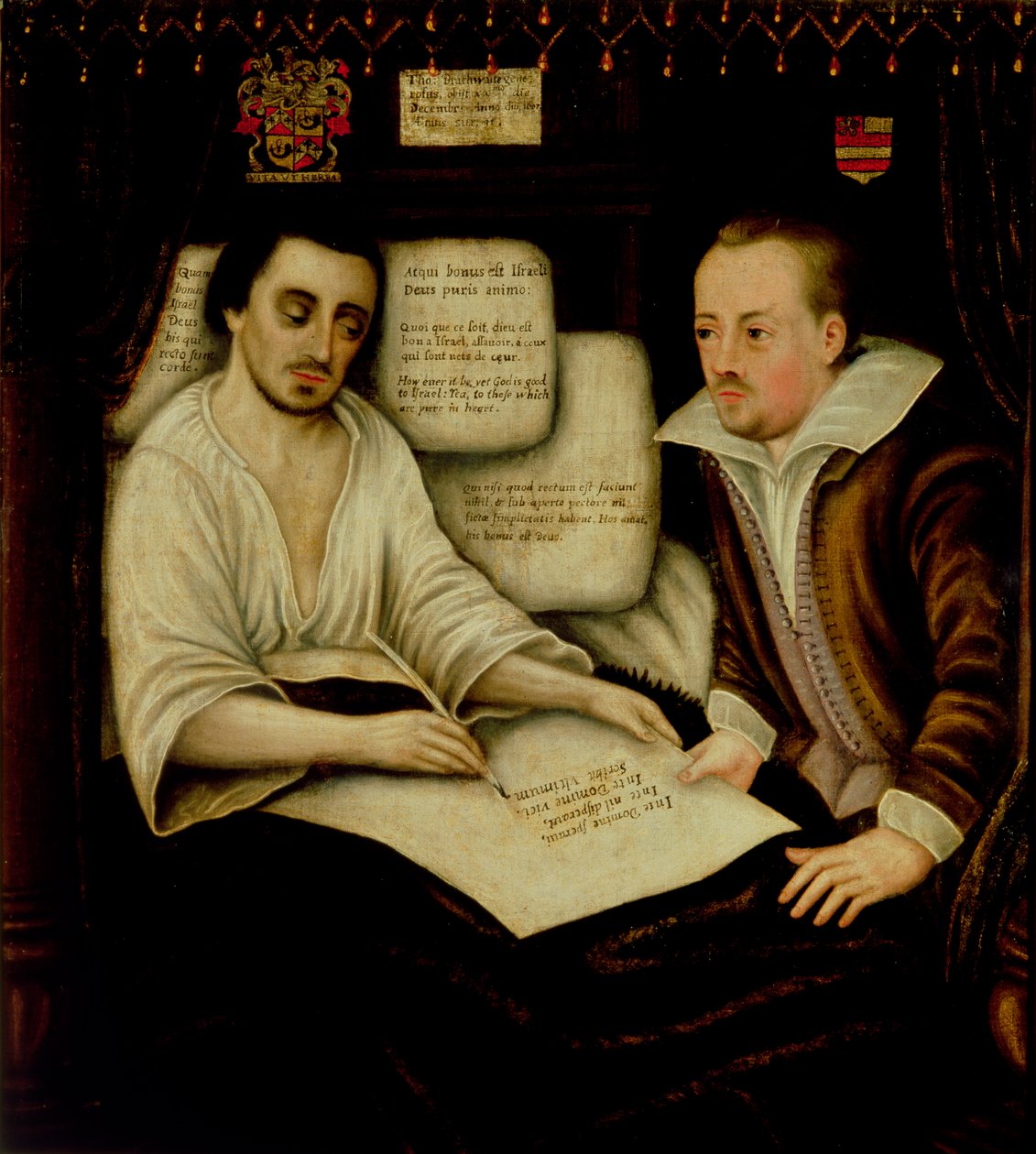 Thomas Braithwaite z Ambleside (zm.1607) sporządza testament autorstwa English School