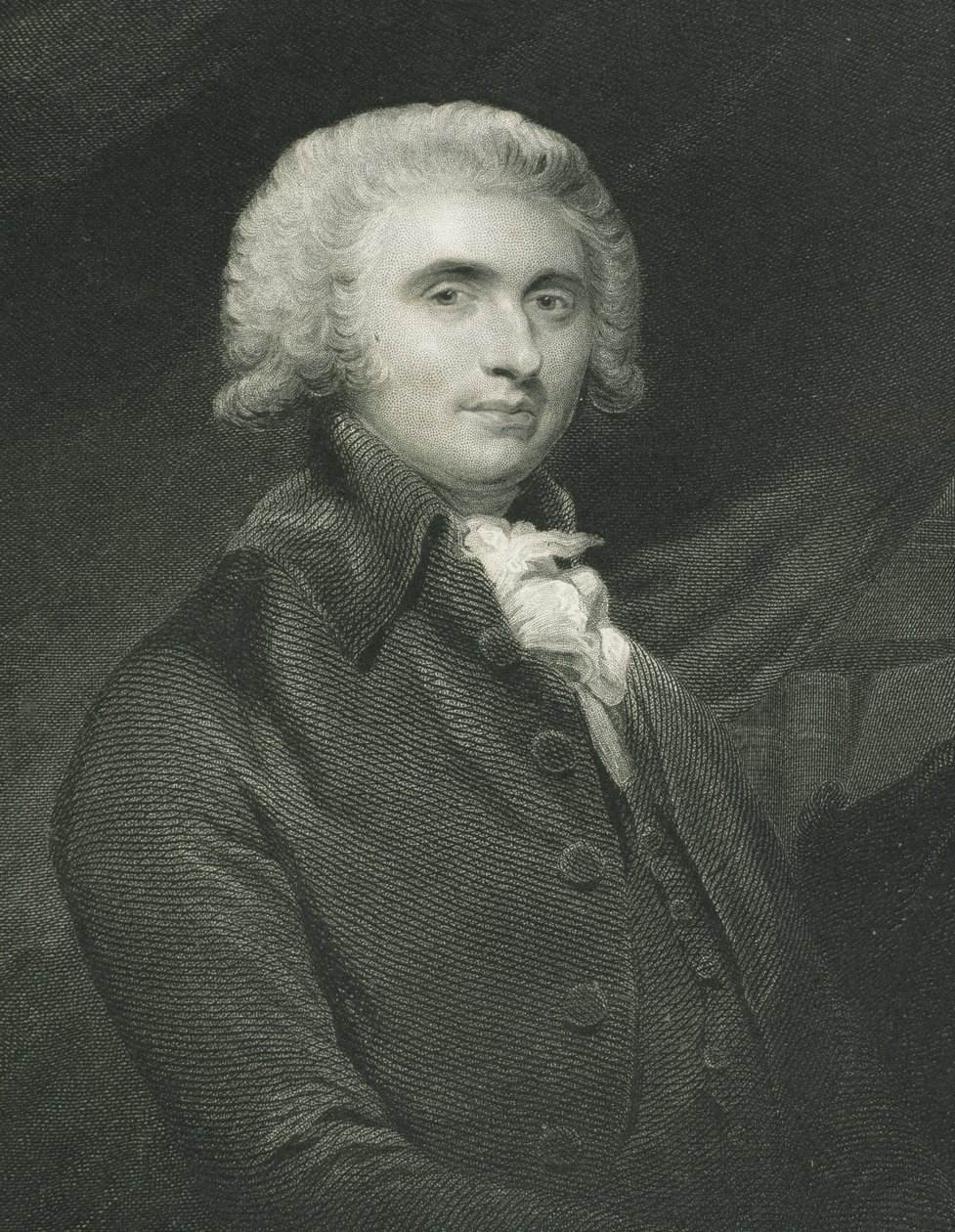 Thomas Erskine (1750-1823) 1. baron Restormel, z "Galerii portretów", wydanej w 1833 r. autorstwa English School