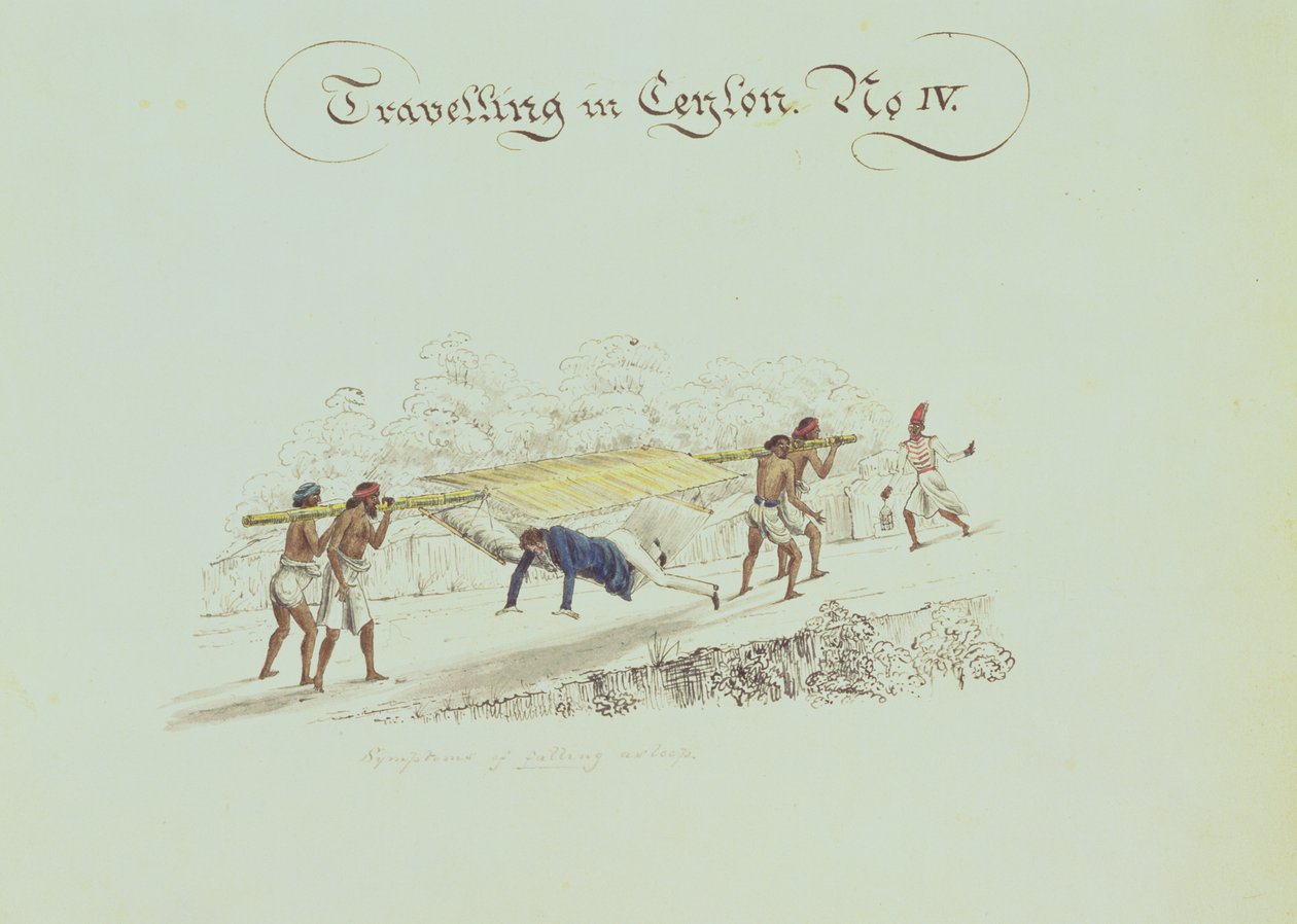 Podróżowanie po Cejlonie nr IV, c.1835 autorstwa English School