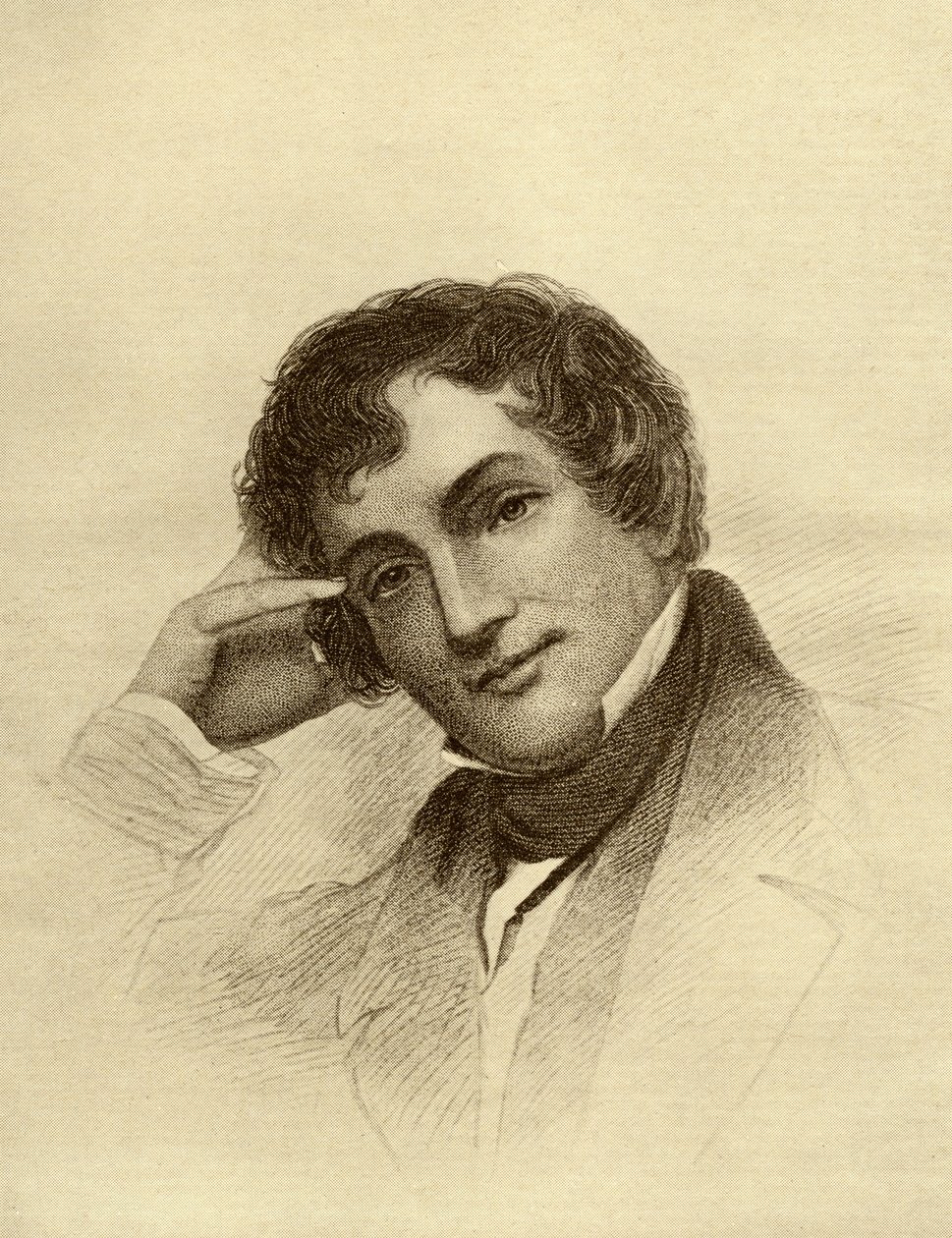 Waszyngton Irving (1783-1859) autorstwa English School