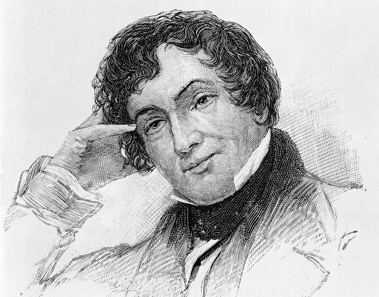 Waszyngton Irving (1783-1859) autorstwa English School