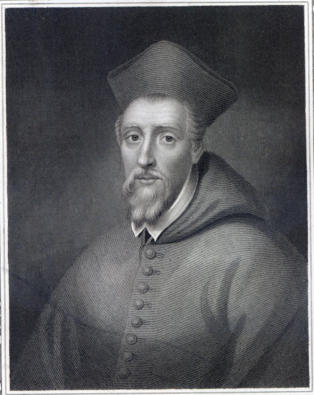 William Allen (1532-94), grawerowane przez J.Cochran autorstwa English School