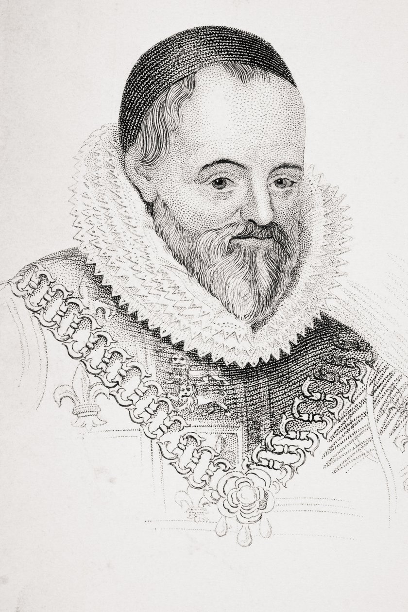 William Camden, ilustracja z książki "Old England