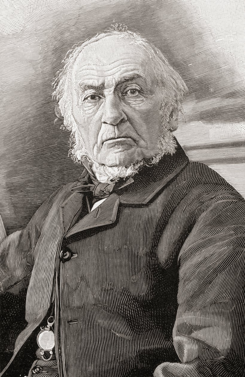 William Gladstone, z „Gladstone: The Man and the Statesman”, autorstwa Davida Williamsona, opublikowanej w 1898 roku autorstwa English School