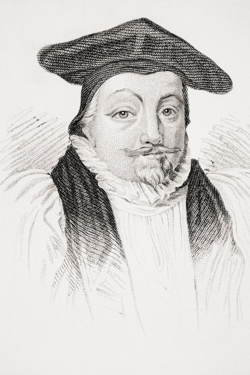 William Laud, ilustracja z „Starej Anglii Worthies” Lorda Broughama, opublikowana ok. 1880 r. autorstwa English School