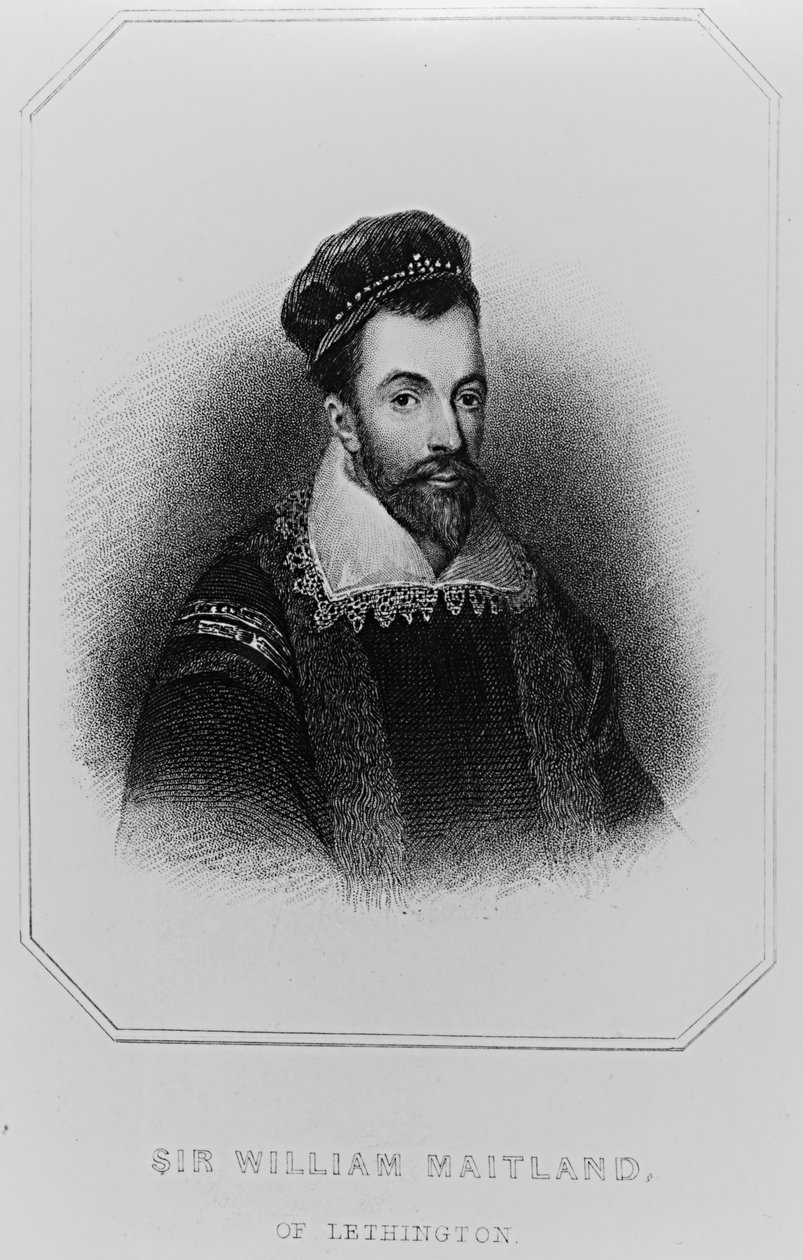 William Maitland z Lethington (ok. 1528-73) z „Brytyjskich portretów Lodge