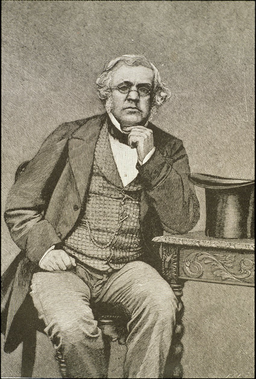 William Makepeace Thackeray (1811-63) autorstwa English School